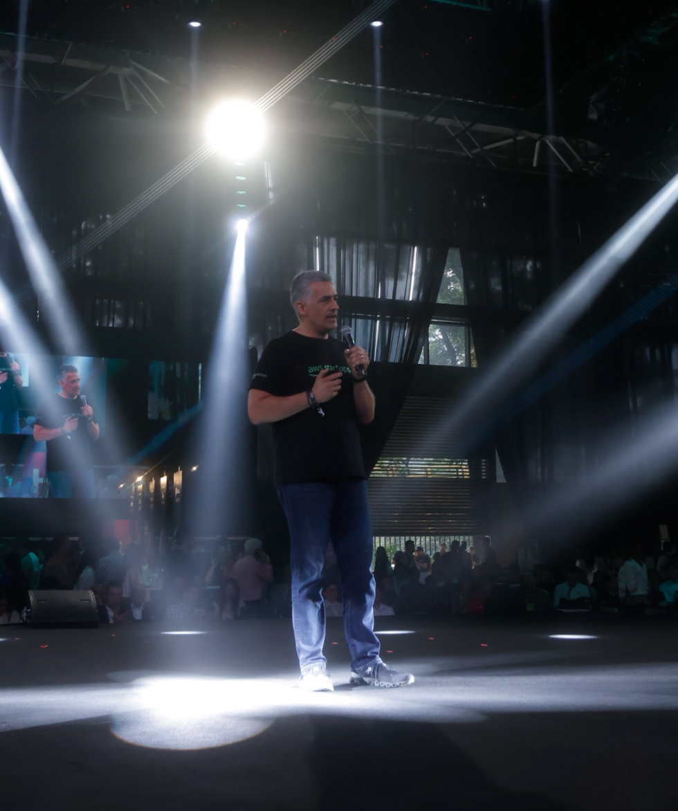 Startco — speaker on stage